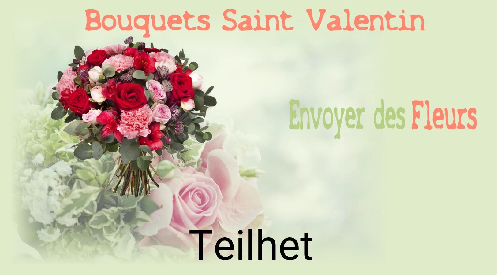 Roses de Saint-Valentin livrées à Teilhet